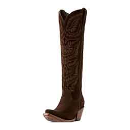 Laramie 18-in Stretch Fit Cowgirl Boots Roast Suede - Item # 51093