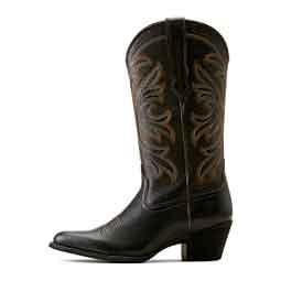 Heritage 12-in Stretch Fit Cowgirl Boots Black Deertan - Item # 51097