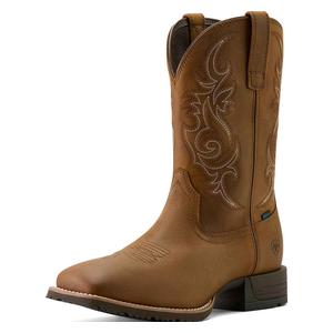 Hybrid Ranchway 11-in Waterproof Cowboy Boots Distressed Brown - Item # 51098
