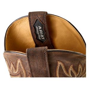 Gold Point 12-in Bison Leather Cowboy Boots Bison/Loco Brown - Item # 51101