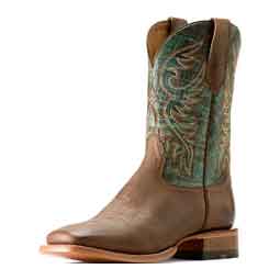 Wiley 11-in Cowboy Boots Tan/Turquoise - Item # 51102