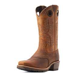 Hybrid Roughstock 12-in Square Toe Cowboy Boots Sorrel Crunch - Item # 51106