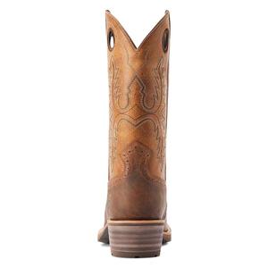 Hybrid Roughstock 12-in Square Toe Cowboy Boots Sorrel Crunch - Item # 51106