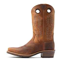 Hybrid Roughstock 12-in Square Toe Cowboy Boots Sorrel Crunch - Item # 51106