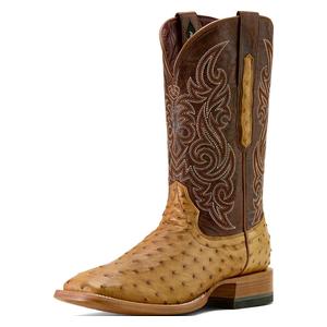 Classic Cash Full Quill 12-in Cowboy Boots Hickory/Tan - Item # 51108