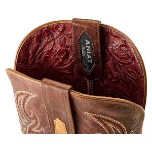 Classic Cash Full Quill 12-in Cowboy Boots Hickory/Tan - Item # 51108