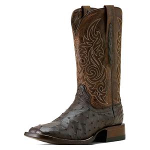 Classic Cash Full Quill 12-in Cowboy Boots Cigar/Brown - Item # 51108