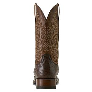 Classic Cash Full Quill 12-in Cowboy Boots Cigar/Brown - Item # 51108
