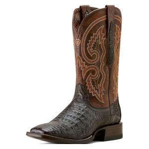 Classic Callen Caiman 12-in Cowboy Boots Chocolate/Chestnut - Item # 51109