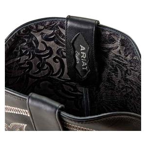 Classic Callen Caiman 12-in Cowboy Boots Black/Midnight Blue - Item # 51109