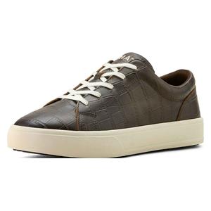 Sawyer Mens Shoes Tan Croc Print - Item # 51113