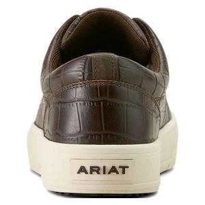 Sawyer Mens Shoes Tan Croc Print - Item # 51113