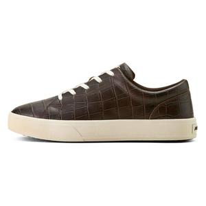 Sawyer Mens Shoes Tan Croc Print - Item # 51113