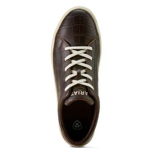 Sawyer Mens Shoes Tan Croc Print - Item # 51113