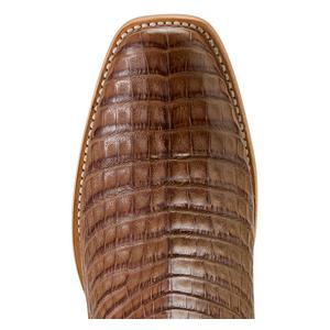 Futurity Finalist Caiman Belly Cowboy Boots Adobe Clay - Item # 51116