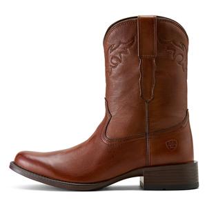 Sonoro 10-in Roper Toe Cowboy Boots Cinnamon Brown - Item # 51117