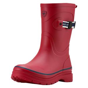 Womens Kelmarsh 9-in Mid Rubber Boot Red/Navy - Item # 51129