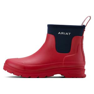Womens Kelmarsh 6-in Shortie Rubber Boots Red/Navy - Item # 51130