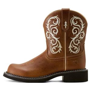 Fatbaby 8-in Heritage Lilah Cowgirl Boots Basic Bark - Item # 51131