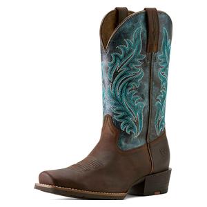 Round Up 11-in Cowgirl Boots Sassy Brown - Item # 51136