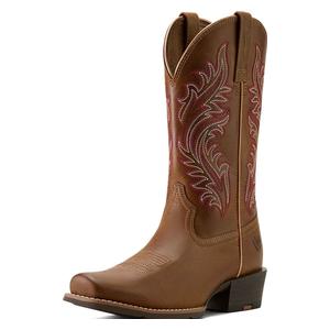 Round Up 11-in Cowgirl Boots Sorrel Crunch - Item # 51136
