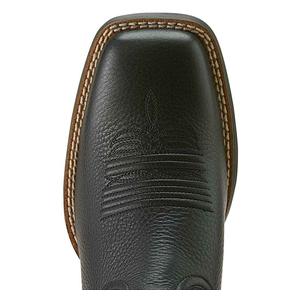 Round Up Filly 9-in Cowgirl Boots Black Deertan - Item # 51137