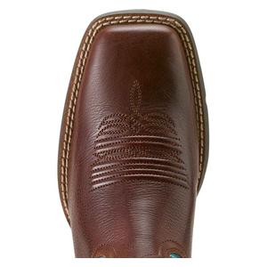 Round Up Filly 9-in Cowgirl Boots Oil Teak/Blue - Item # 51137