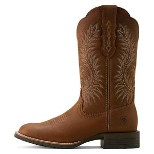 Hybrid Ranchward StretchFit 11-in Cowgirl Boots Frontier Brown - Item # 51146