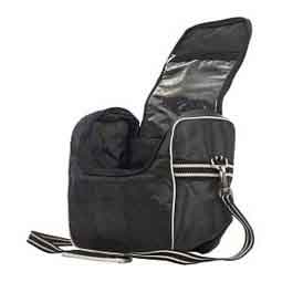 Darby Zip-Top Grooming Bag Black/Silver - Item # 51178