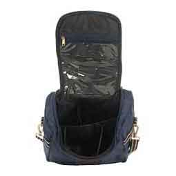 Darby Zip-Top Grooming Bag Navy/Gold - Item # 51178
