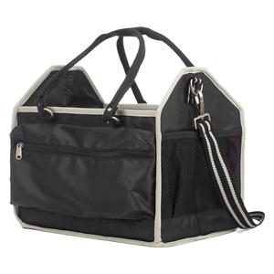Darby Large Collapsible Grooming Tote Black/Silver - Item # 51183