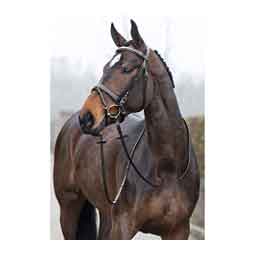 Horze Venice Soft Padded Bridle with Reins Black - Item # 51231