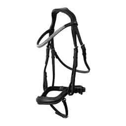 Horze Highbury Anatomical Crystal Dressage Bridle Black - Item # 51232