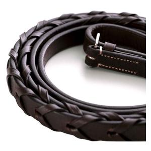 Equinavia Saga Fancy Stitched Hunter Bridle with Reins Chocolate Brown - Item # 51251