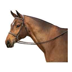 Equinavia Saga Fancy Stitched Hunter Bridle with Reins Chocolate Brown - Item # 51251