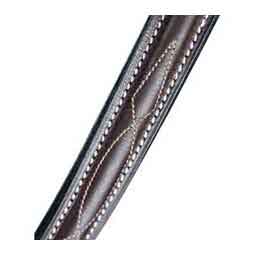 Valkyrie Fancy Stitched Standing Martingale Chocolate Brown - Item # 51253