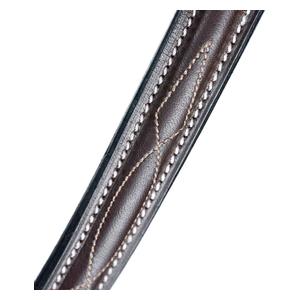 Valkyrie Fancy Stitched Standing Martingale Chocolate Brown - Item # 51253