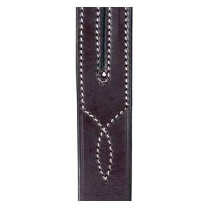 Valkyrie Fancy Stitched Running Martingale Chocolate Brown - Item # 51254