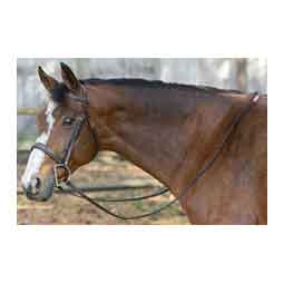 Equinavia Saga Wide Noseband Hunter Bridle with Reins Chocolate Brown - Item # 51262