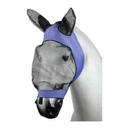 Horze Soft Stretch Horse Fly Mask with Ears Purple - Item # 51268