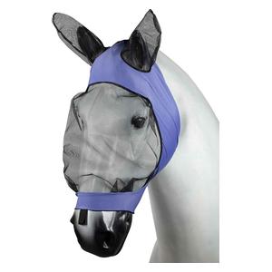 Horze Soft Stretch Horse Fly Mask with Ears Purple - Item # 51268