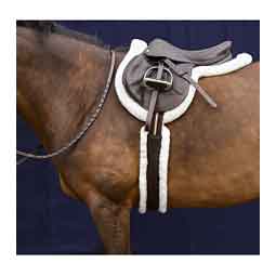 Equinavia Valkyrie Ultra Fleece Girth Ivory/Brown - Item # 51283