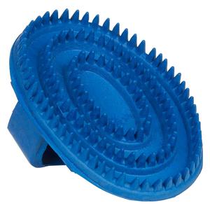 Horze Small Rubber Curry Comb Blue - Item # 51292