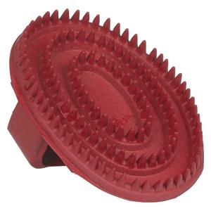 Horze Small Rubber Curry Comb Red - Item # 51292
