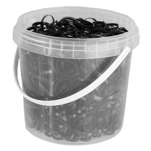 Horze Silicone Rubber Plaiting Band Black - Item # 51296