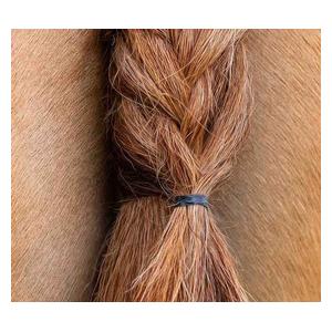 Horze Silicone Rubber Plaiting Band Black - Item # 51296