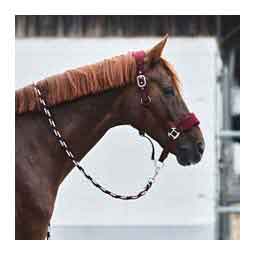 Horze Kiel Halter with Fleece Dark Red - Item # 51312