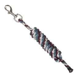 Stella Poly Snap Lead Rope Wine/Blue/Silver - Item # 51323