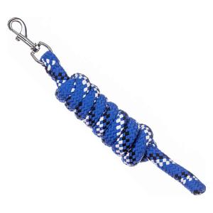 Iris Soft Lead Rope with Snap Royal/White/Black - Item # 51324