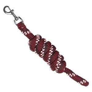Iris Soft Lead Rope with Snap BURG/WH/GRY - Item # 51324